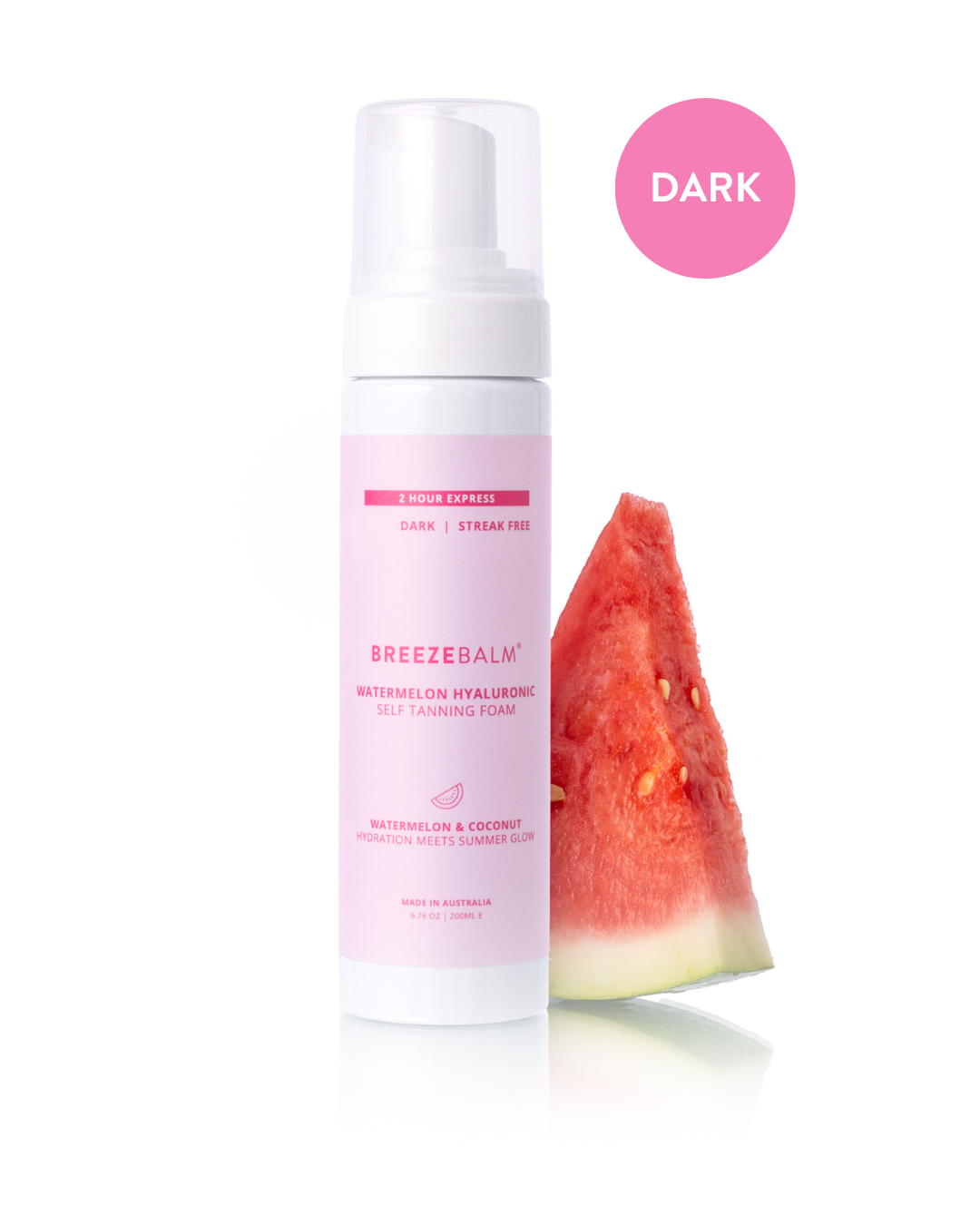 Watermelon Hyaluronic Self Tanning Foam - Dark