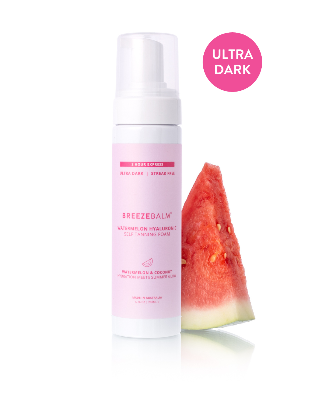 Watermelon Hyaluronic Self Tanning Foam - Ultra Dark